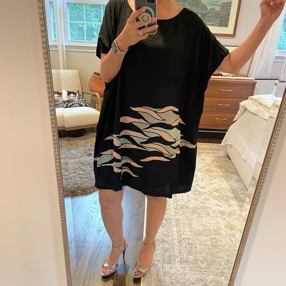 Diane Von Furstenberg Hanky Silk Kimono Dress - Picture 4 of 11